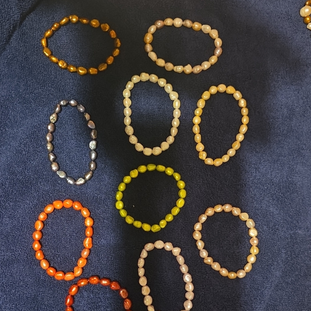 Chic Beaded Bracelet Collection - Multicolor